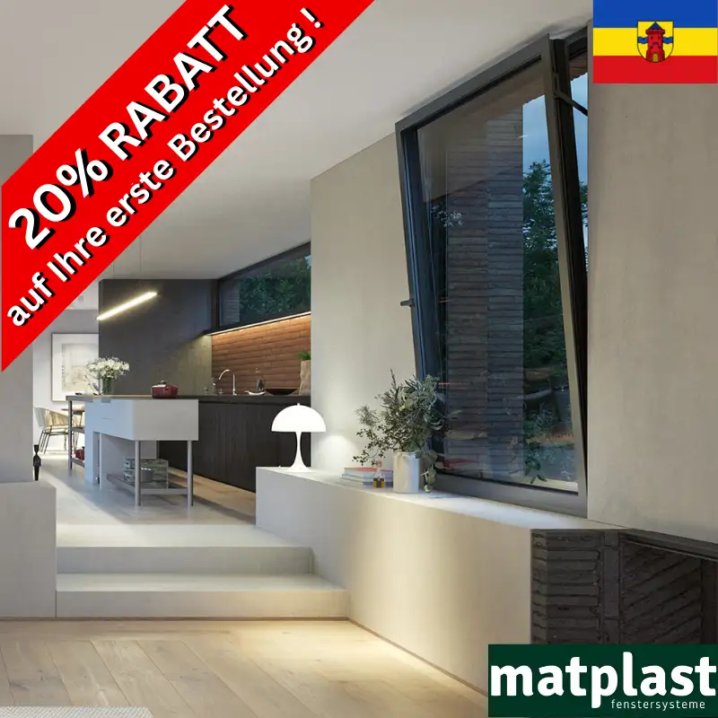 Bodentiefe Kunststofffenster von Schüco in Delmenhorst – 20% Rabatt auf erste Bestellung